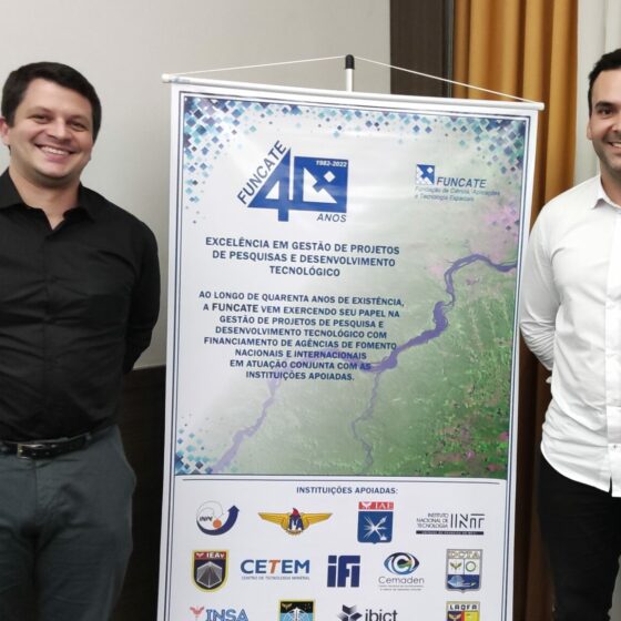 Thiago Zolini e Matheus Queiroz, respectivamente, assessores jurídicos da Funarbe, no Colégio de Procuradores do CONFIES 2022