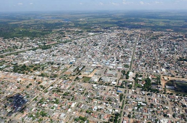 Vista aérea da futura cidade inteligente, Ariquemes/RO.