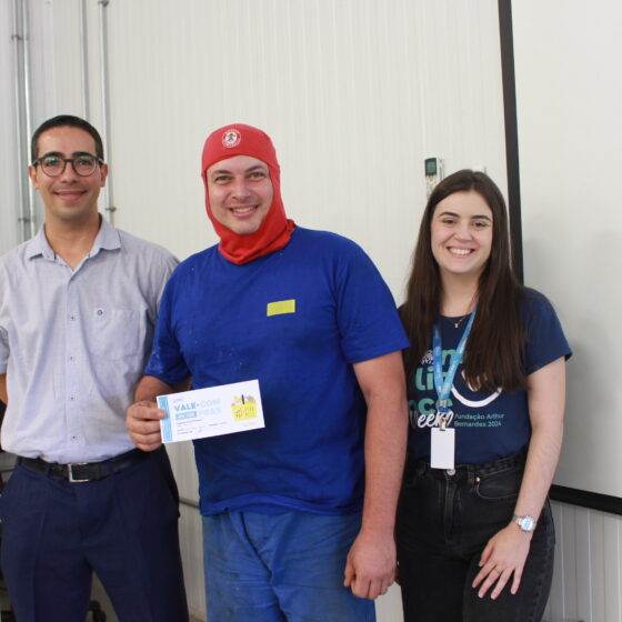 ganhador de sorteio da compliance week.